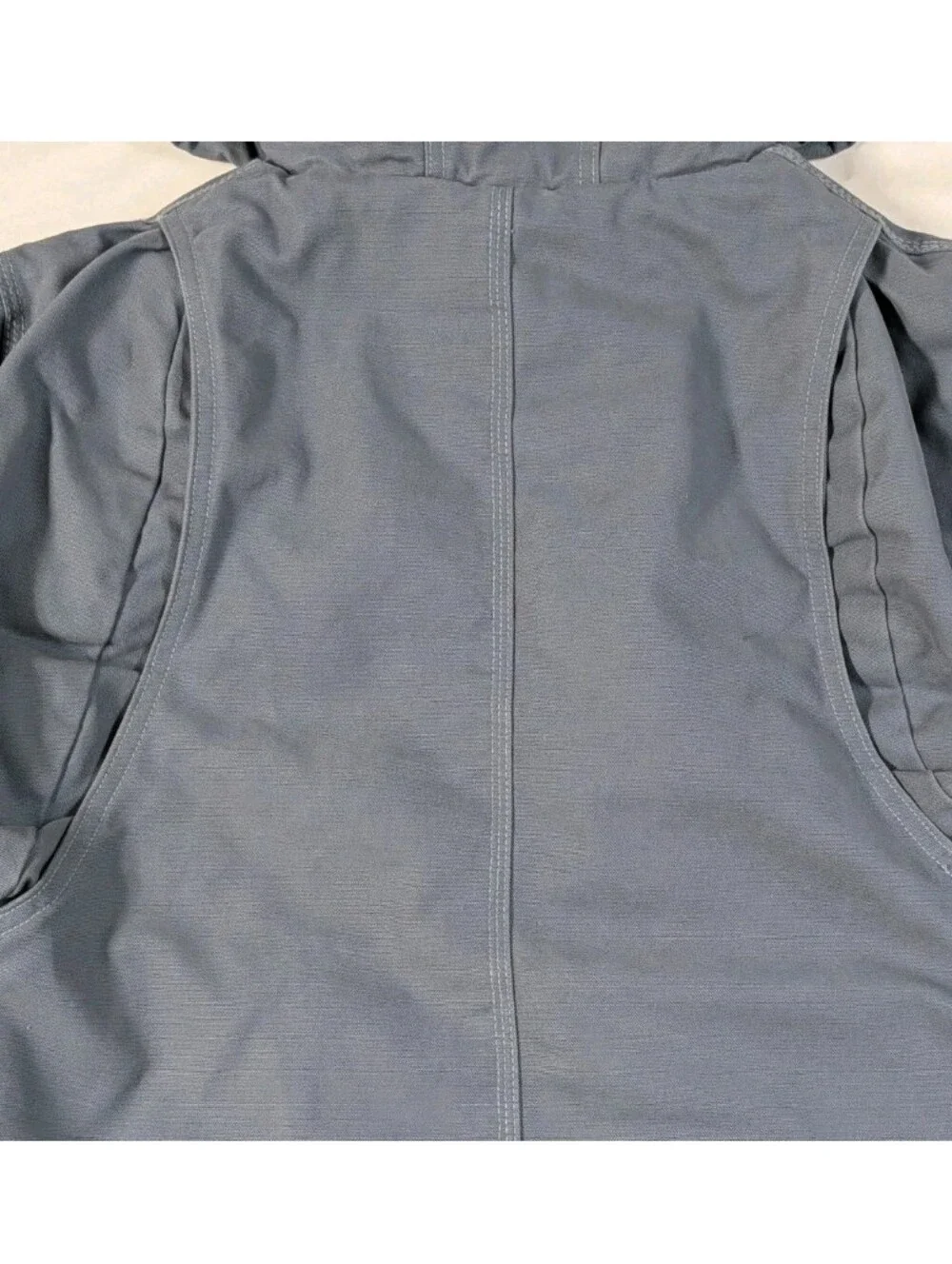 Berne Workwear Youth XL 18-20 Hooded Jacket Blue Quilted Canvas BHJ61SLB